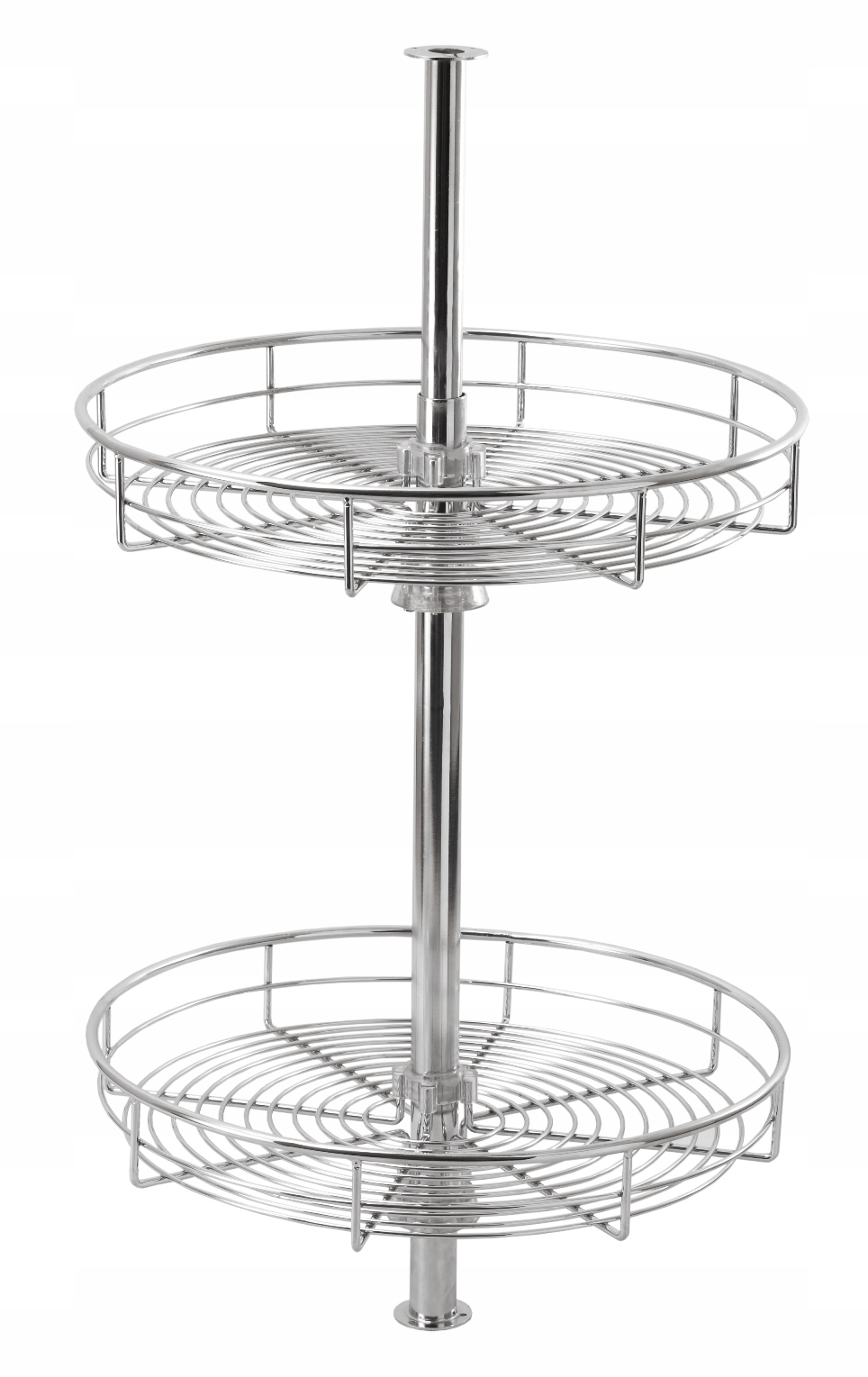 Chrómový otočný nákladný kôš, priemer 440 mm, výška 600-920 - CZJ440B AMIX